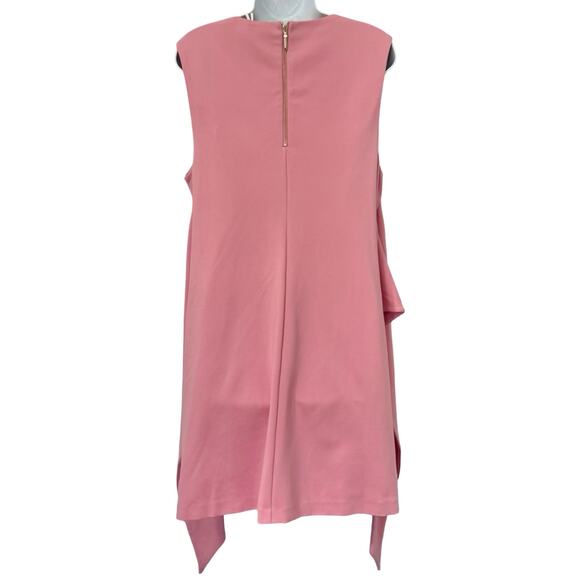 Ted Baker Pink Patron Front Tie Mini Sleeveless Dress size 5 / XL / 12 NEW Tags - Picture 9 of 16
